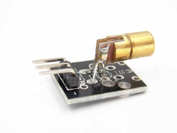 5 mW Lazer Modülü (5 V, 650 nm)