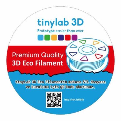 tinylab Eco PLA Filament – 1.75mm Beyaz