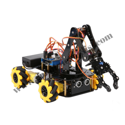 QD001+7 ESP32 Akıllı Robotik Araba Kiti | 4WD Mekanum Tekerlek, Kodlama ve Robotik Eğitim Seti