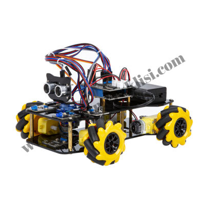 QD001 ESP32 Akıllı Robotik Araba Kiti | 4WD Mekanum Tekerlek, Kodlama ve Robotik Eğitim Seti