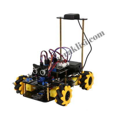 QD009 ESP32 Akıllı Robotik Araba Kiti | 4WD Mekanum Tekerlek, Kodlama ve Robotik Eğitim Seti