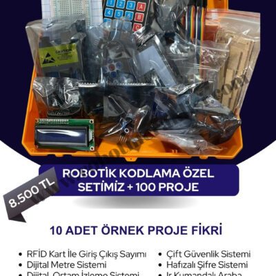 Robotik Kodlama Özel Setimiz+ 100 Proje